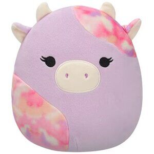 NEW Squishmallows Suri - Cow With Tie-Dye Spots Plush Large 16"